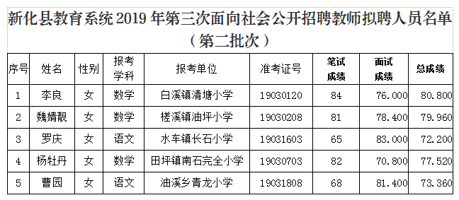 新化县小学最新招聘信息概览