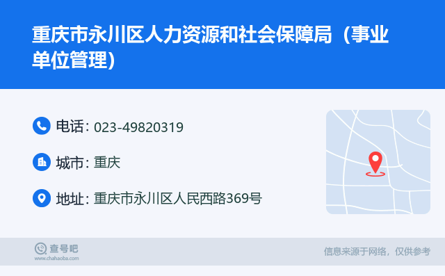 永川区人力资源和社会保障局最新动态报道